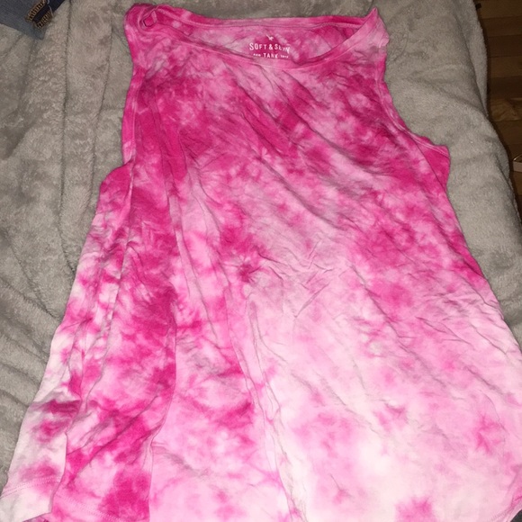 lose fitting pink tank top from american eagle - Picture 1 of 2